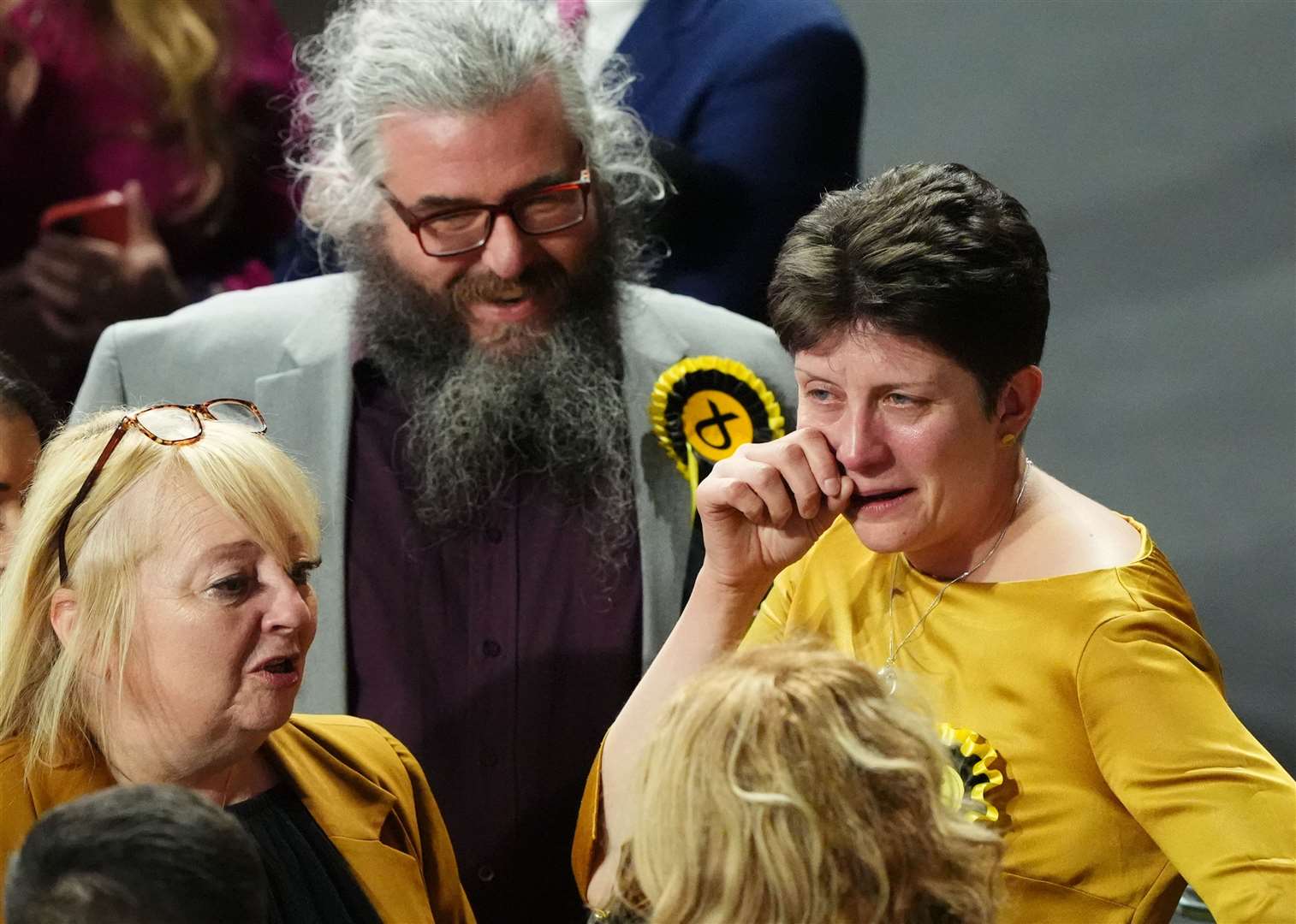 Alison Thewliss (right) is hoping to return to elected politics after losing her Westminster seat in last year’s general election. (Andrew Milligan/PA)