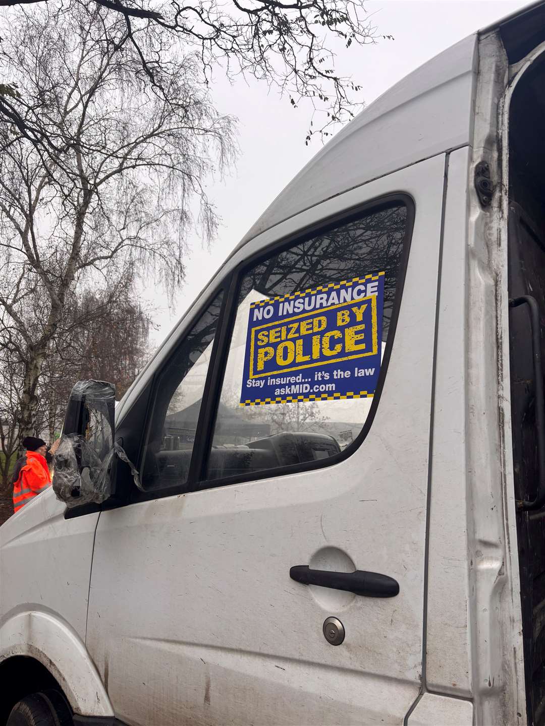 A van which was seized by the police. Picture: Cambridgeshire Police