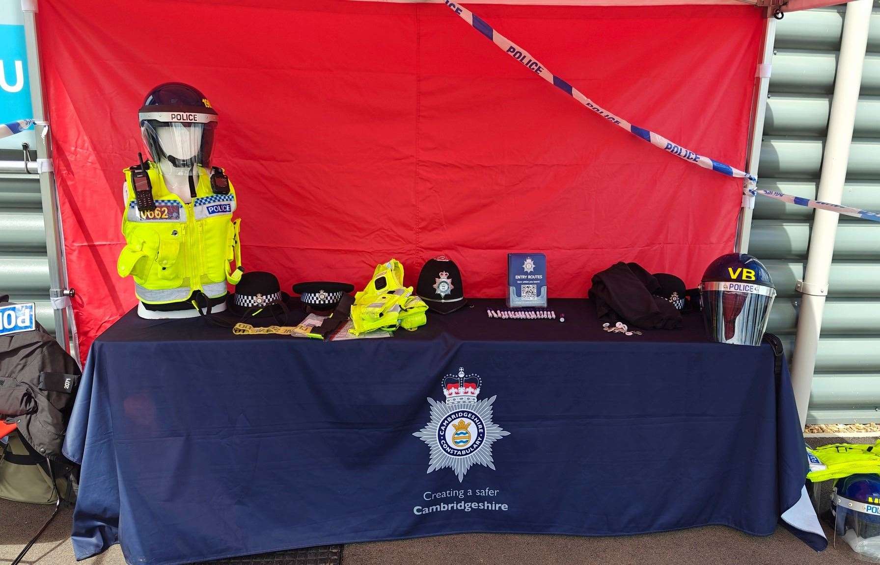 Policing Fenland joined other agencies and companies to talk about career opportunities to local primary school children.