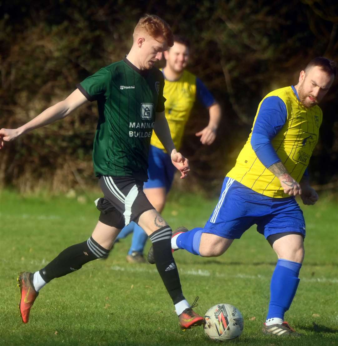 Marshland Saints Reserves (Green) v Gayton United (Yellow)