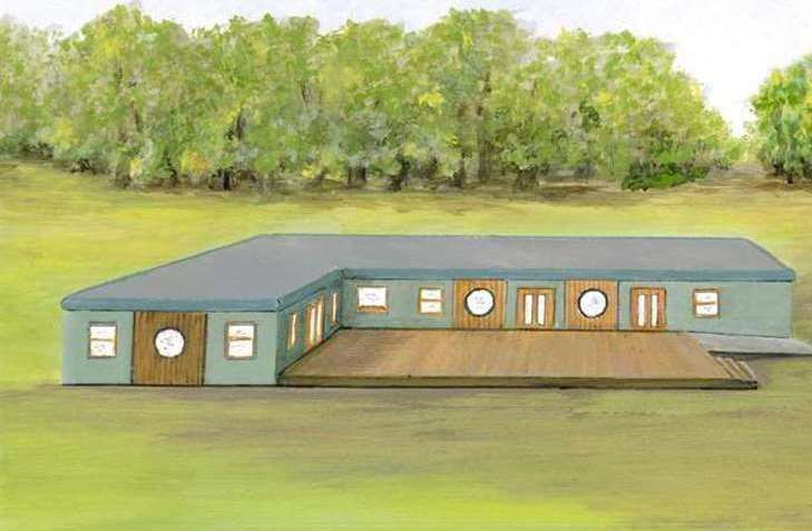 A view of how the new pavilion will look