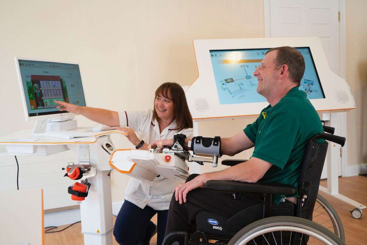 The launch of Askham Rehab brings first-ever robotics based rehabilitation to Cambridgeshire. (41349535)