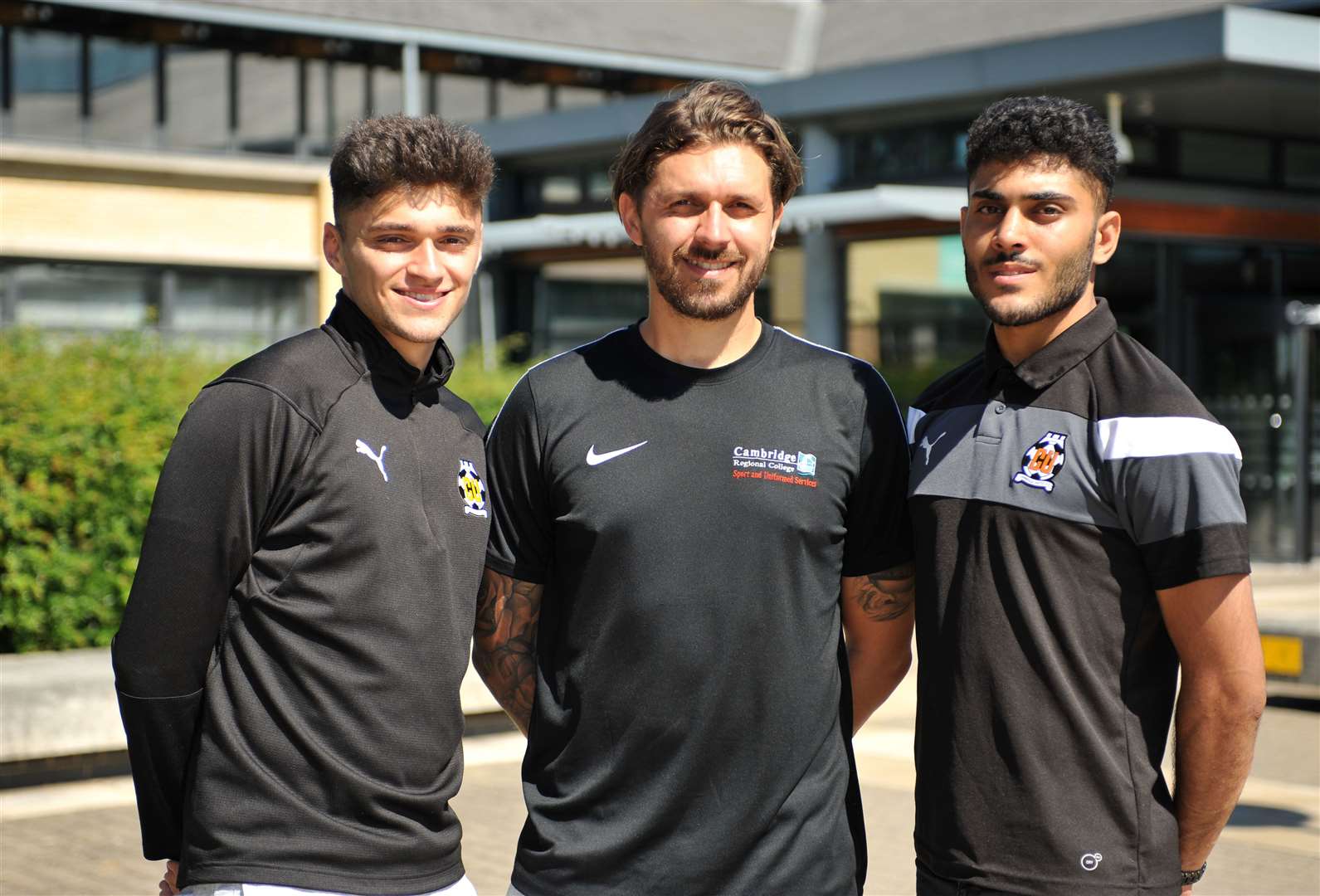 Sol Goodby, Tom Hall and Emre Tursucu footballers off to US 7.19 (13682592)