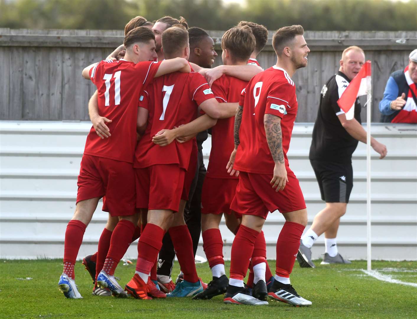 Wisbech FC V Hitchin Town FC in FA Cup action. (16293692)
