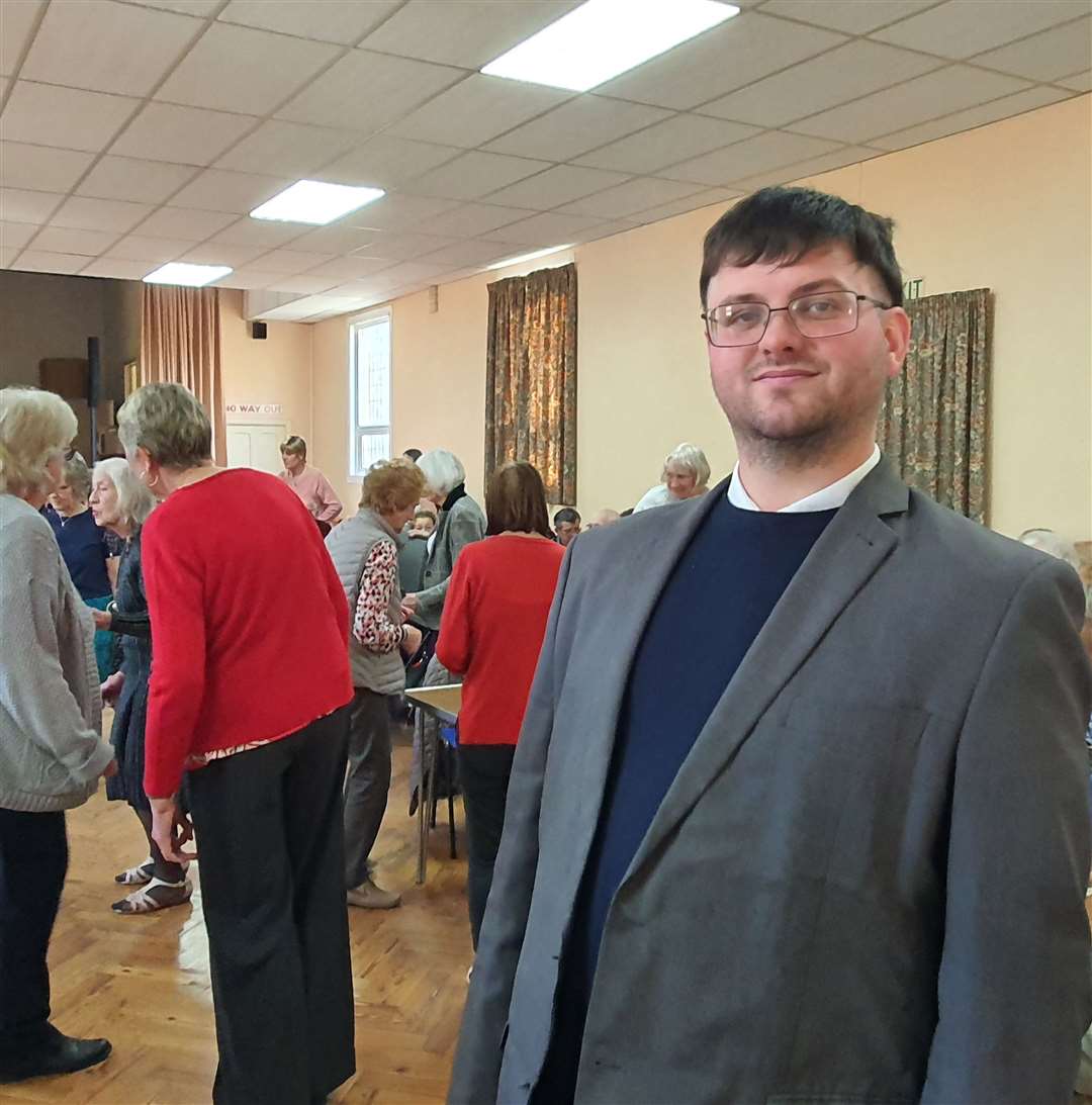 Coun Hayden Feetham came along to the group