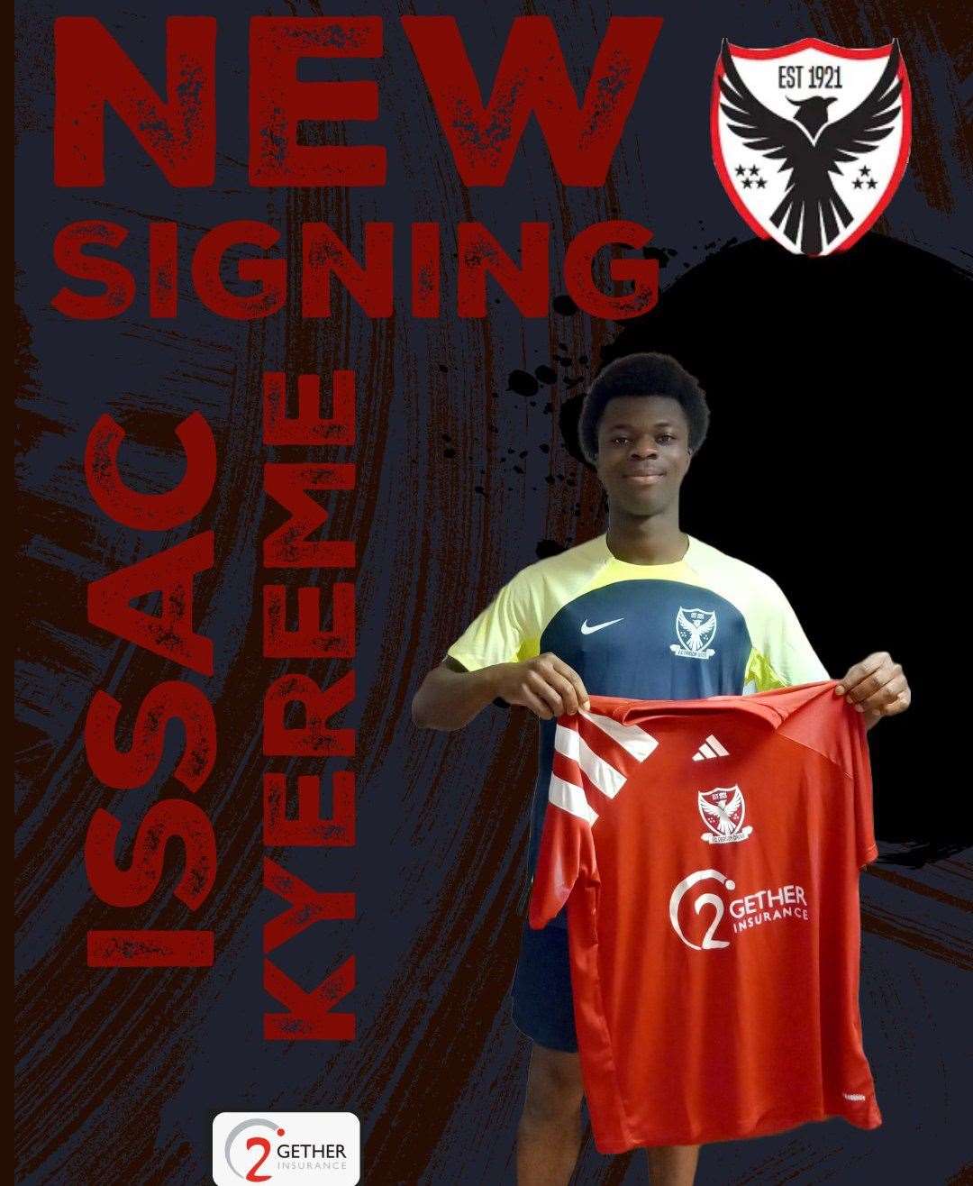 Midfielder Issac Kyereme