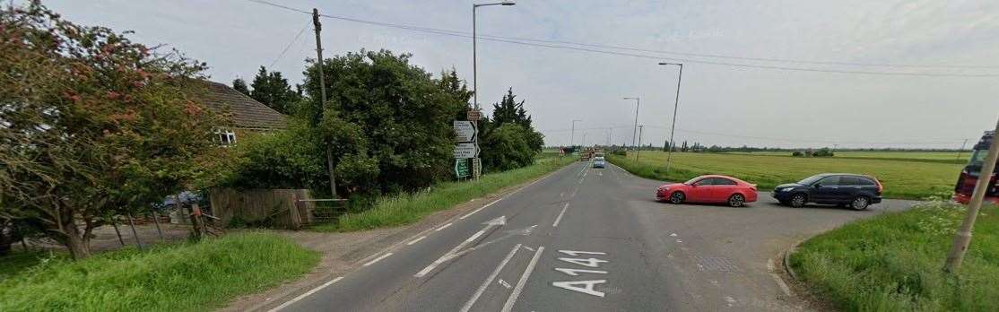 Appeal following serious collision on A141 at the Twenty Foot Road junction near March.