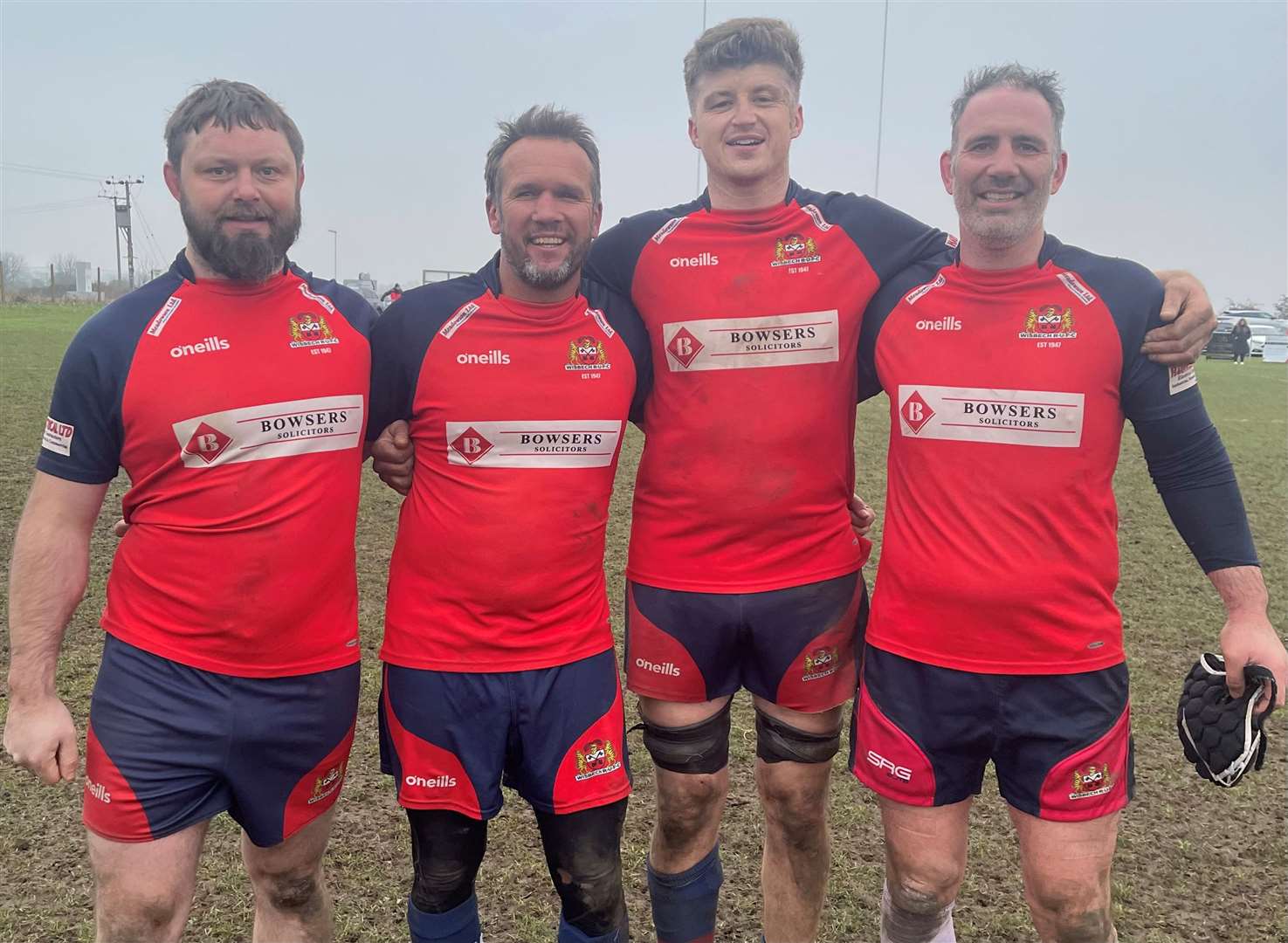 Wisbech try scores Nathaniel Humphreys, Gerhard Wessels, skipper Solomon Prestidge and Chris Parry.