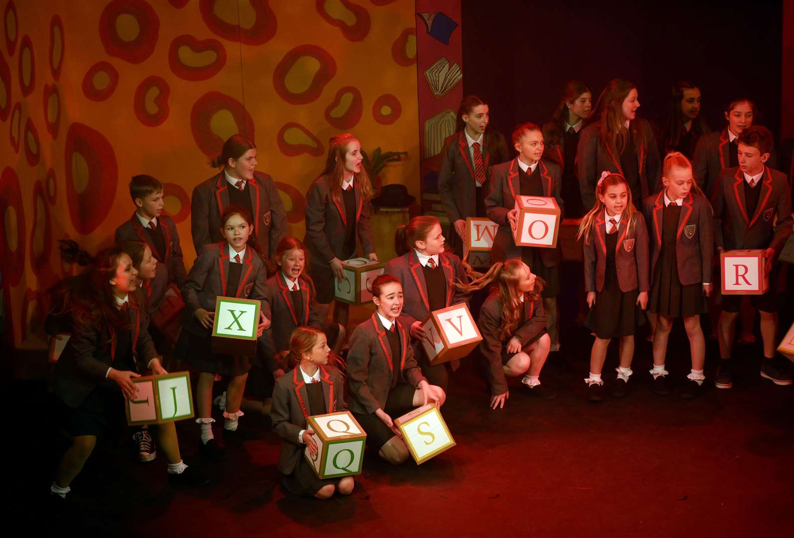 Dress Rehearsal of Matilda at The Angles Theatre