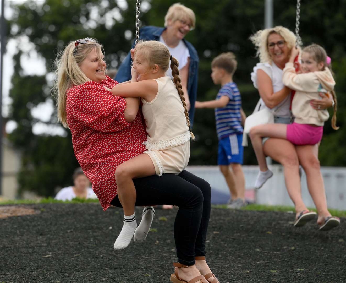 National play day at the Spinney Georgina Chestney and Reavah Blake