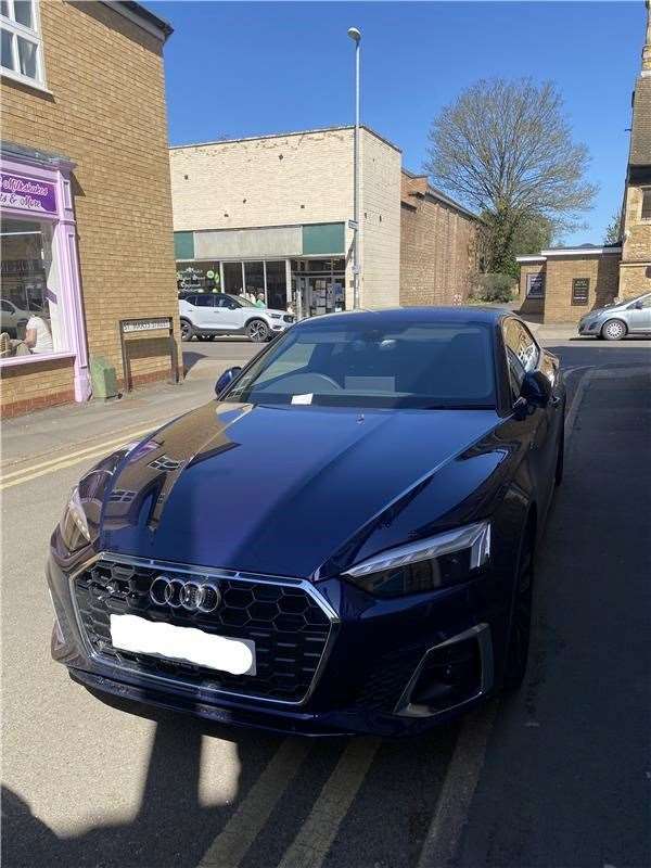 Another driver received a ticket for poor parking