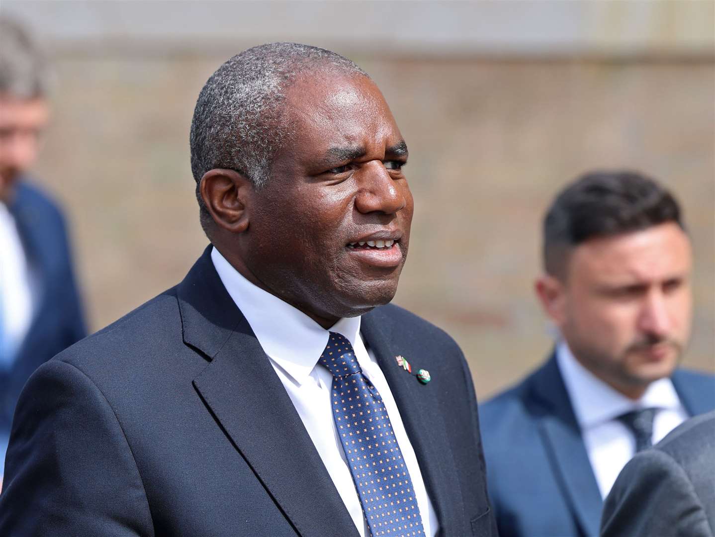 Foreign Secretary David Lammy said the visit marked a ‘significant step’ in strengthening the UK’s relationship with the Palestinian Authority (Chris Jackson/PA)
