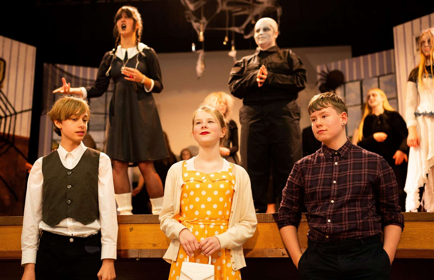 Morticia, Gomez, Wednesday and Puglsely will be joined by Uncle Fester, Grandmama and Lurch, when Marshland High School stages The Addams Family Musical from November 7 to 9.