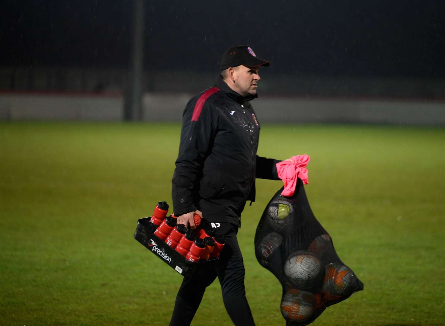 Wisbech Town manager Alex Street after the 1-1 draw with Skegness Town at Fountain Fresh Park last Tuesday. Picture: Adam Fairbrother