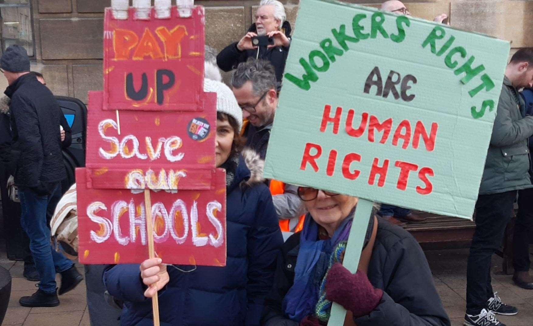 Teachers initially went out on strike in February