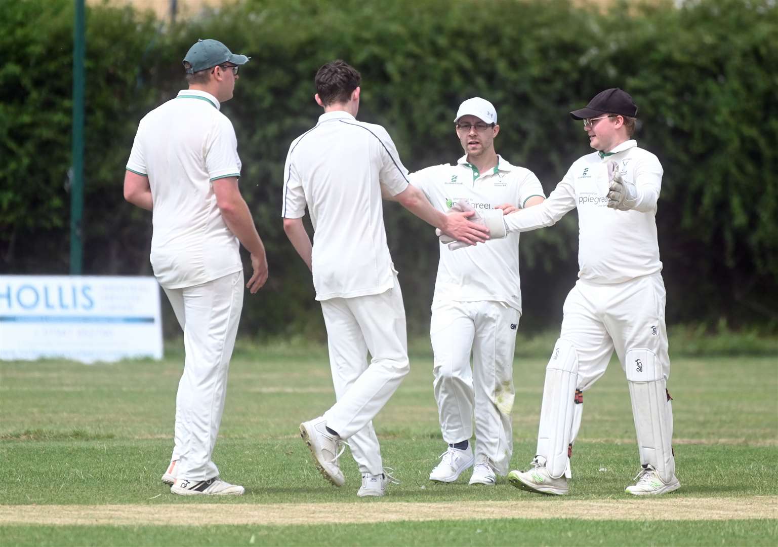 Action from Chatteris 2nds against Wisbech 3rds in CCA Junior League 3 North
