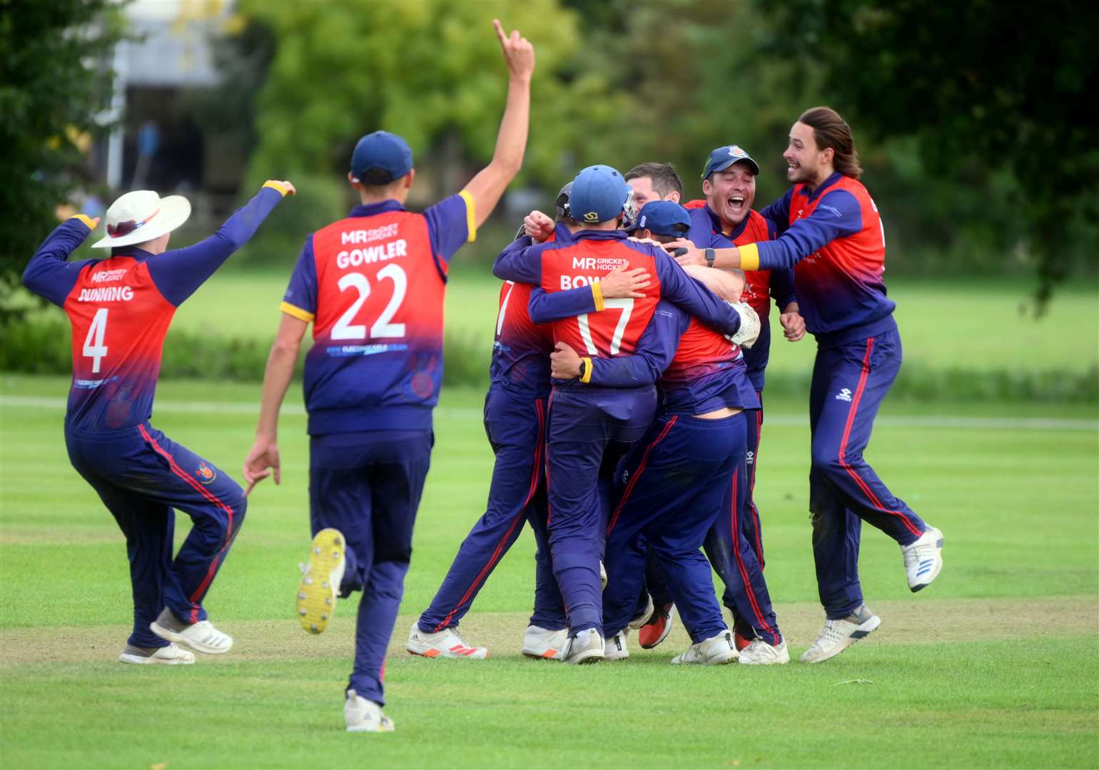 Wisbech v Fakenham in the EAPL play off final..Wisbech celebrating winning. (59554988)