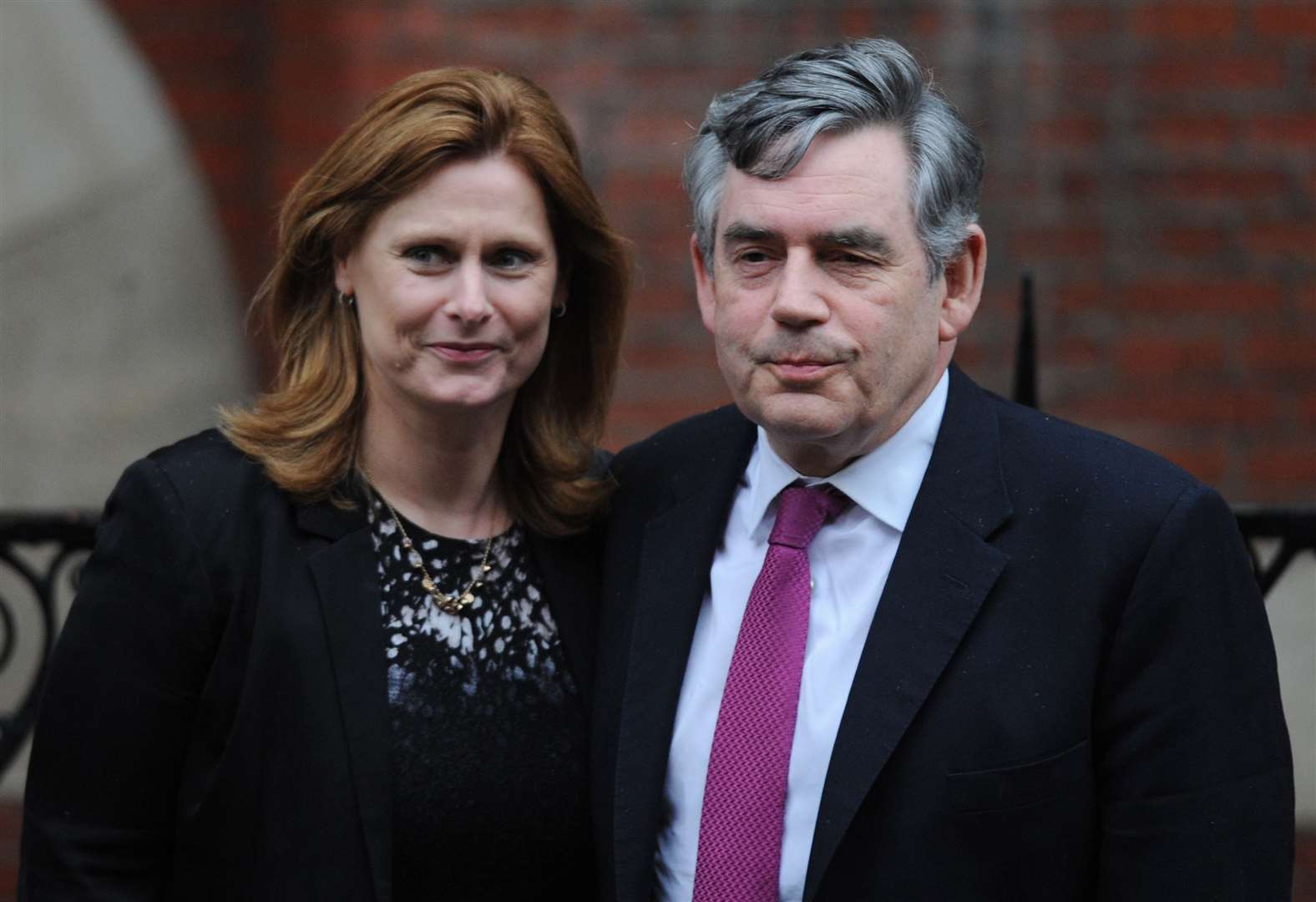 Gordon and Sarah Brown named the Jennifer Brown Research Laboratory in memory of their daughter (Stefan Rousseau/PA)