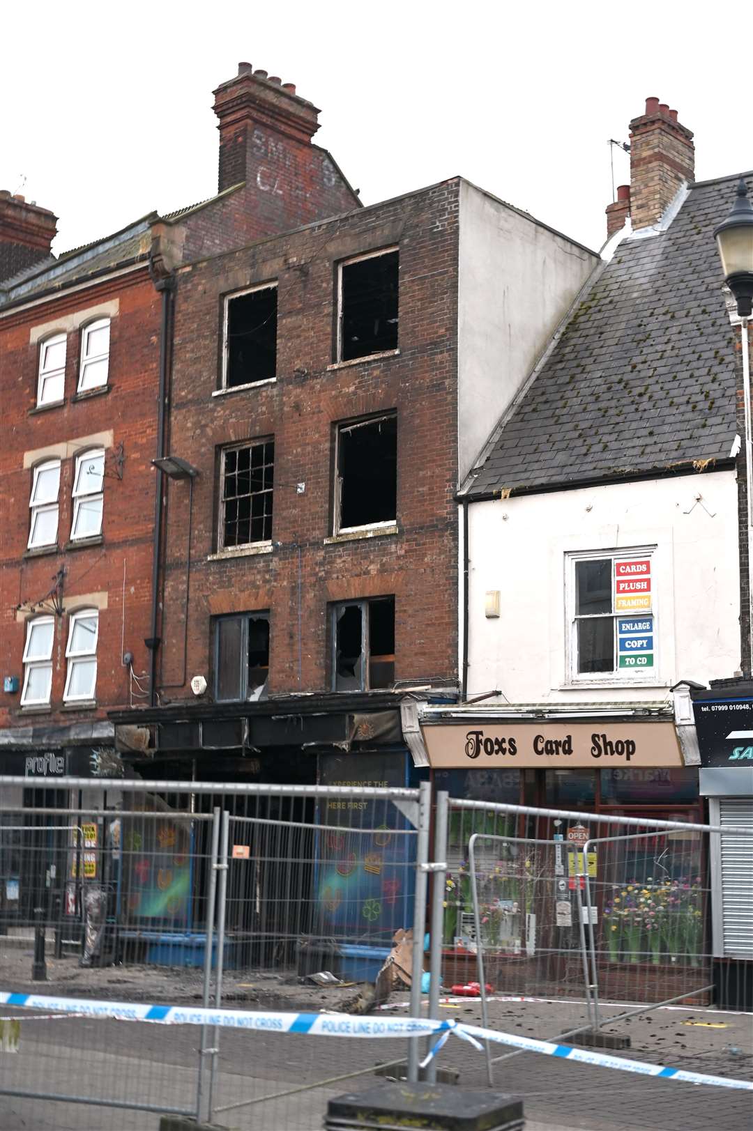 Fire at Cashino in the Market Place in Wisbech. (56239423)