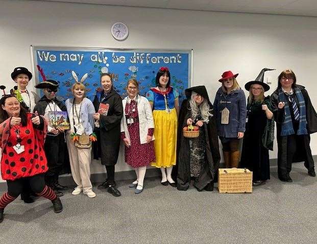 Children and staff at Cromwell Community College in Chatteris dressed up for World Book Day