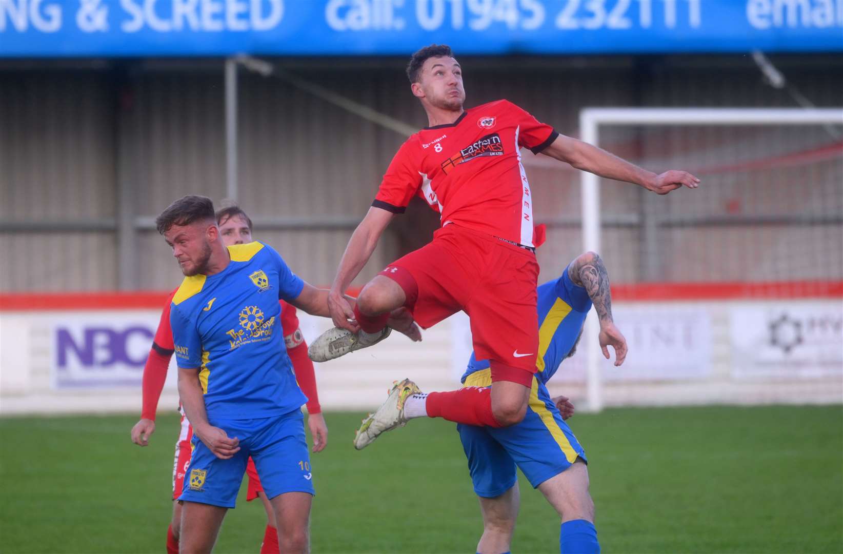 Wisbech v Tividale first round of the FA Vase Sam Murphy