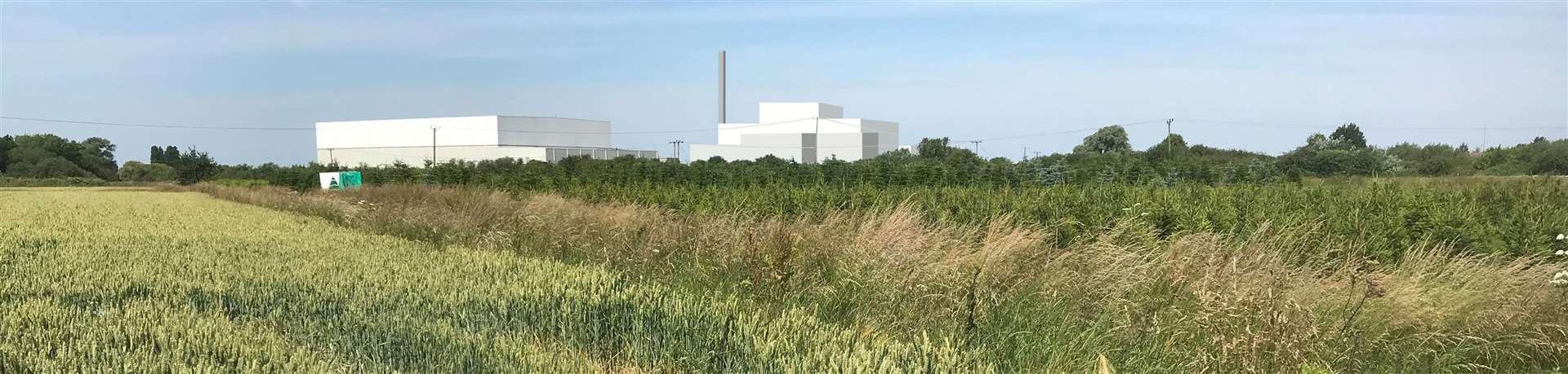What the incinerator will look like from Halfpenny Lane.  (56852380)