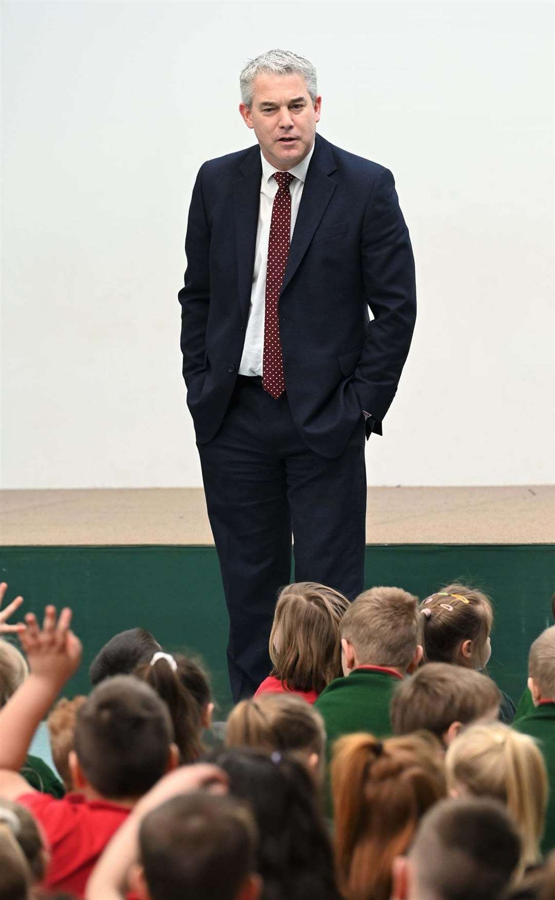 MP Steve Barclay paid a visit to the Orchards Academy in Wisbech to talk about careers. (55468200)