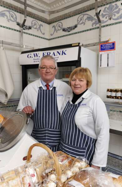 Family Butcher G W Frank in Wisbech to close 'David and Christine Williams in the shop ANL-150215-094941009