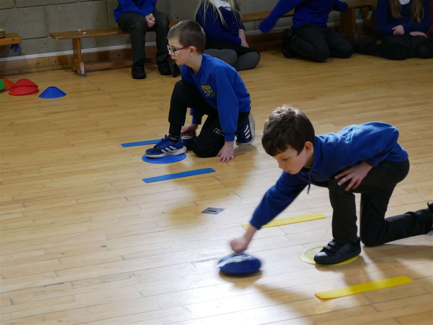 Pupils at Manea school held a new-age kurling tournament to mark the opening of the Winter Olympics. (54826452)
