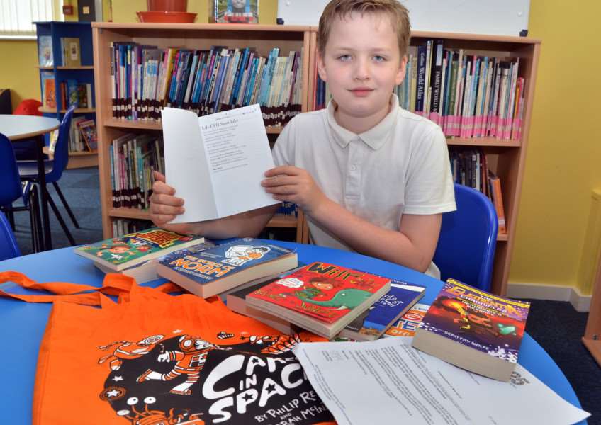 Congratulations are in order for Lincolnshire's newest poet, Max Jarvis. SG170616-101TW