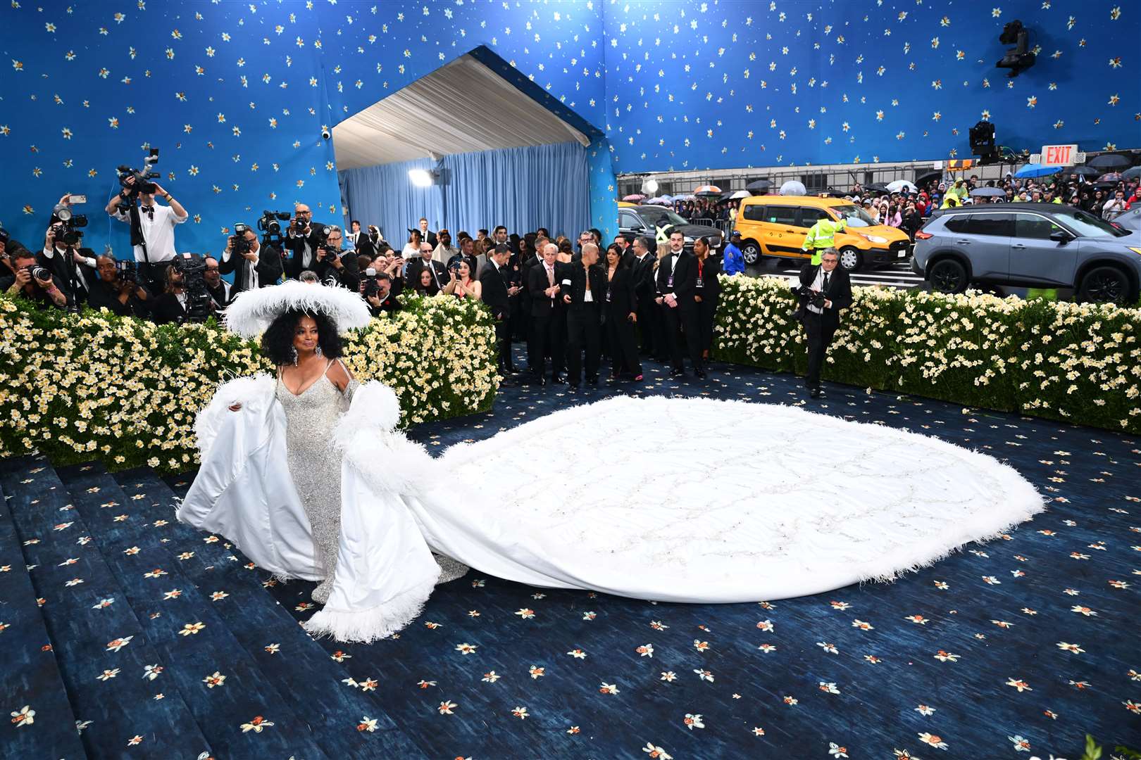 Diana Ross wows crowds at the 2025 Met Gala (Matt Crossick/PA)