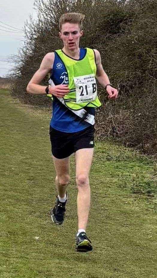 Stage winner Luke Cumbridge