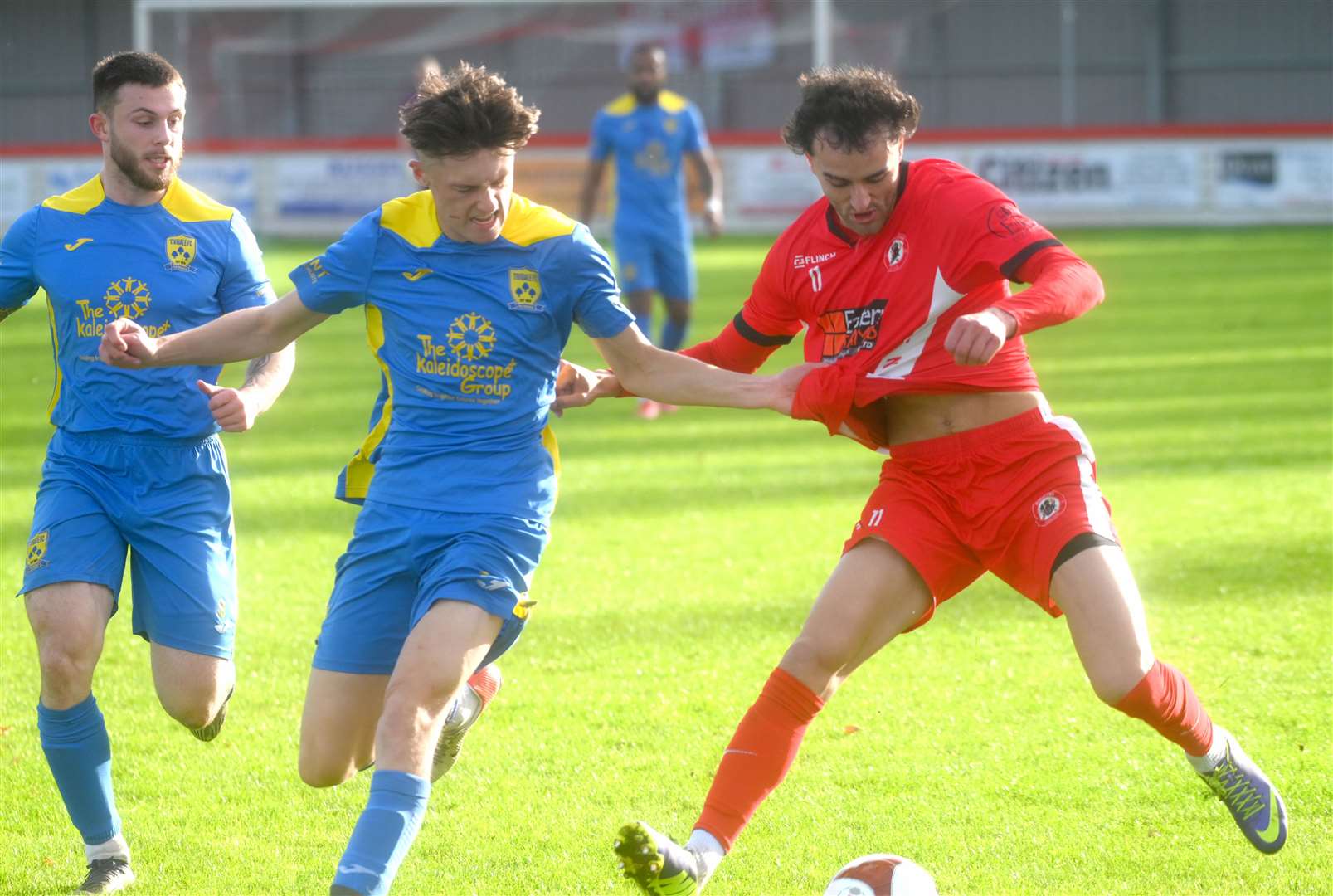 Wisbech v Tividale first round of the FA Vase Amir Ward