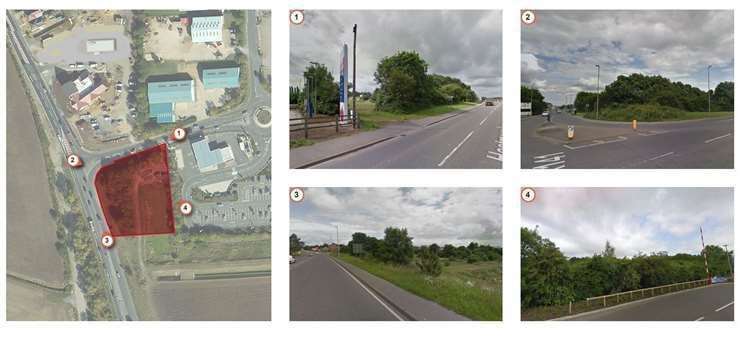 The site is on the corner of Hostmoor Avenue and Wisbech Road.