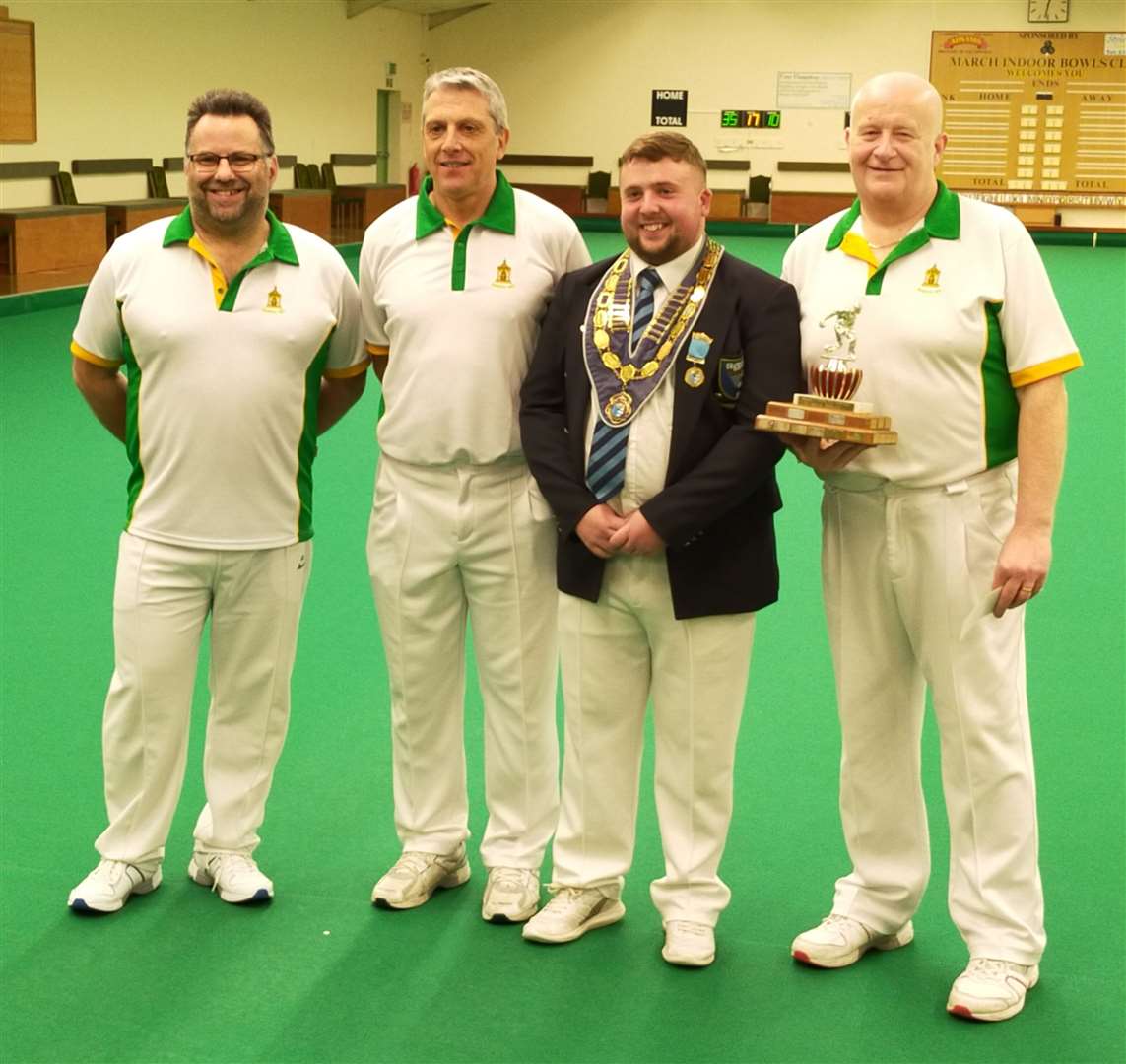 Stephen Glover, Michael Jackman, EBF President Joseph Gowler and Pete Butcher (55021783)