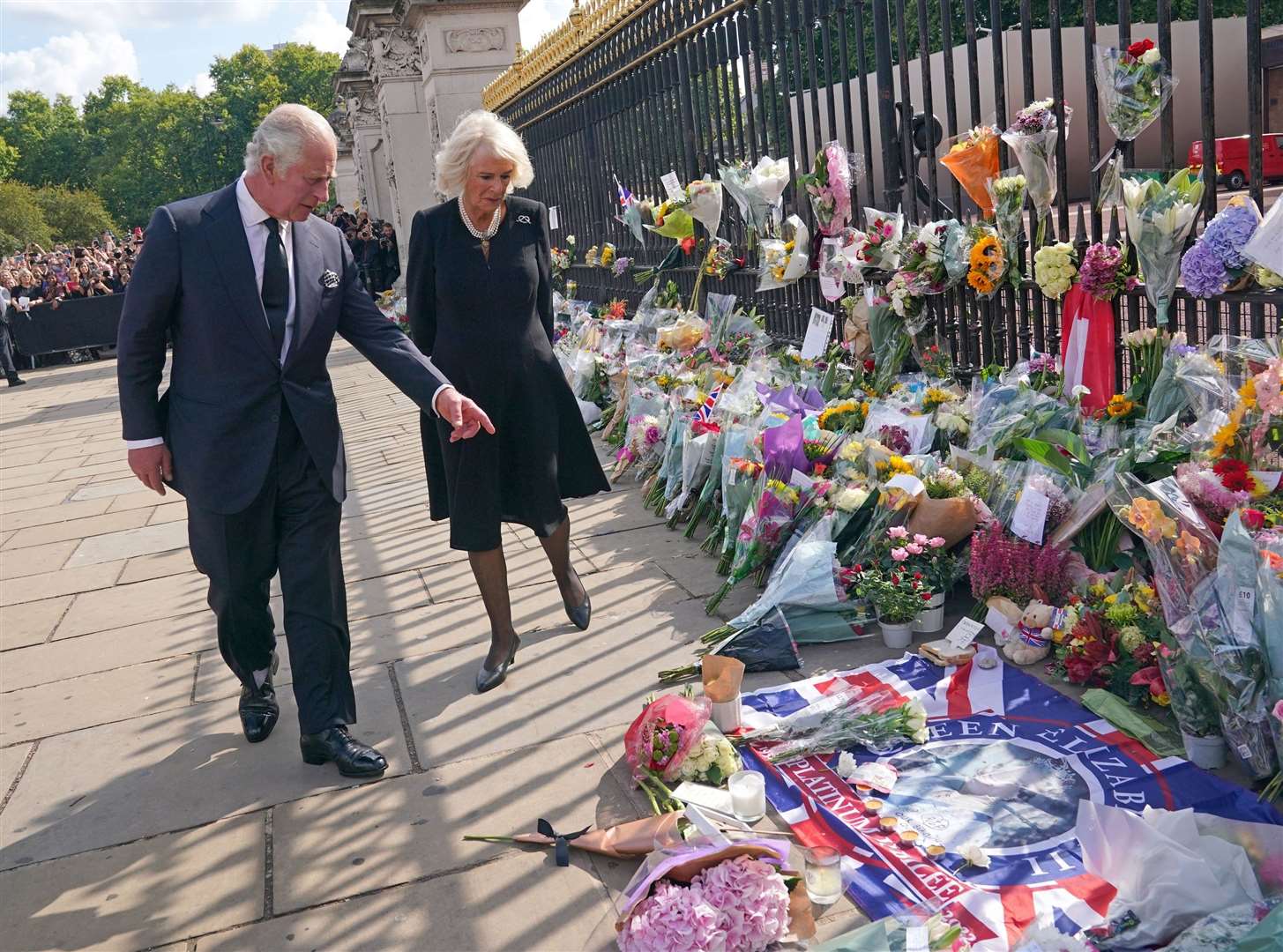 King Charless III and the Queen Consort will lead the congregation today. Picture: PA.