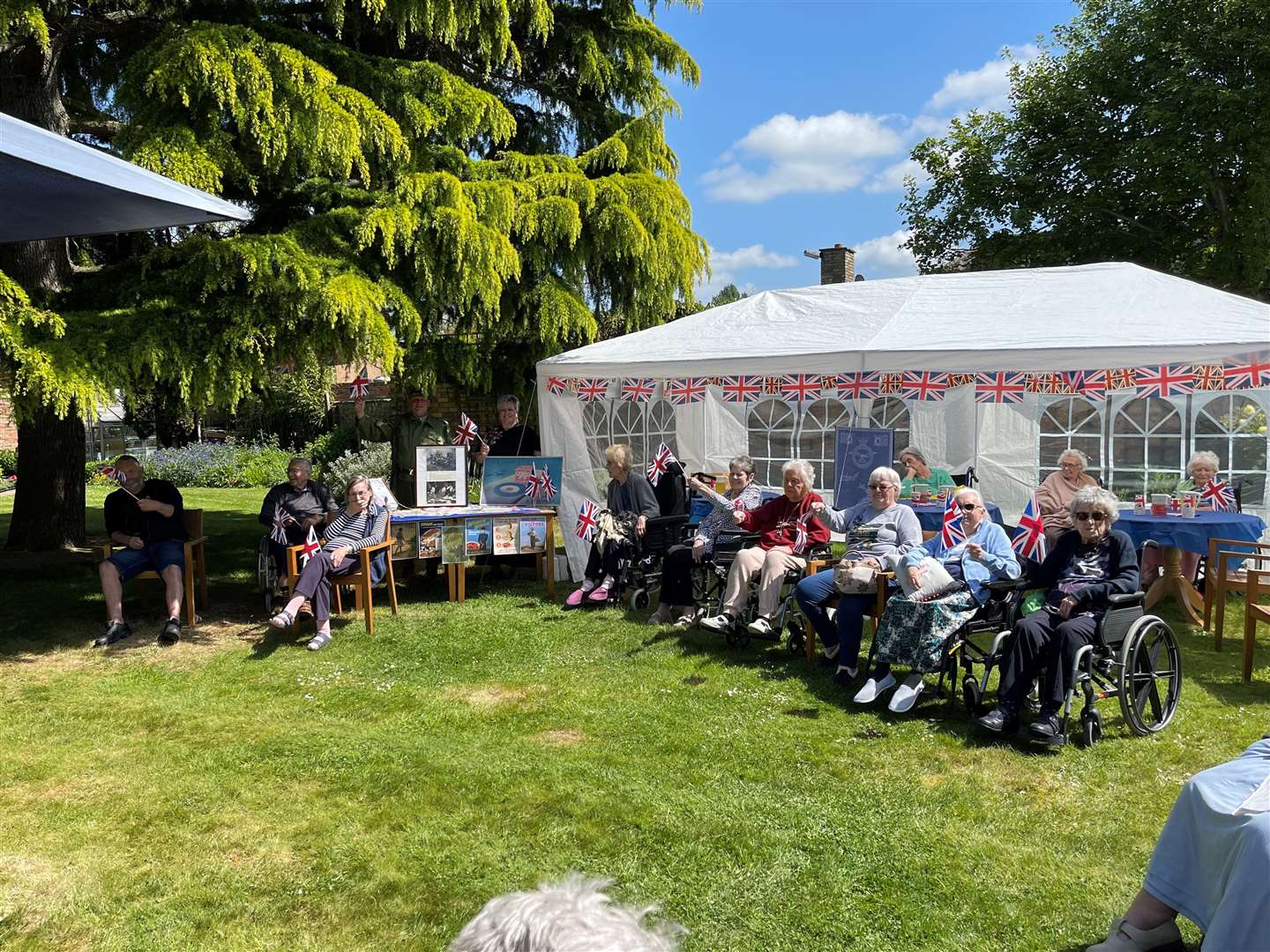 Rose Lodge Care Home in Wisbech marked the anniversary of Victory in Europe Day in style by throwing a 1940s afternoon tea party to remember (56780916)