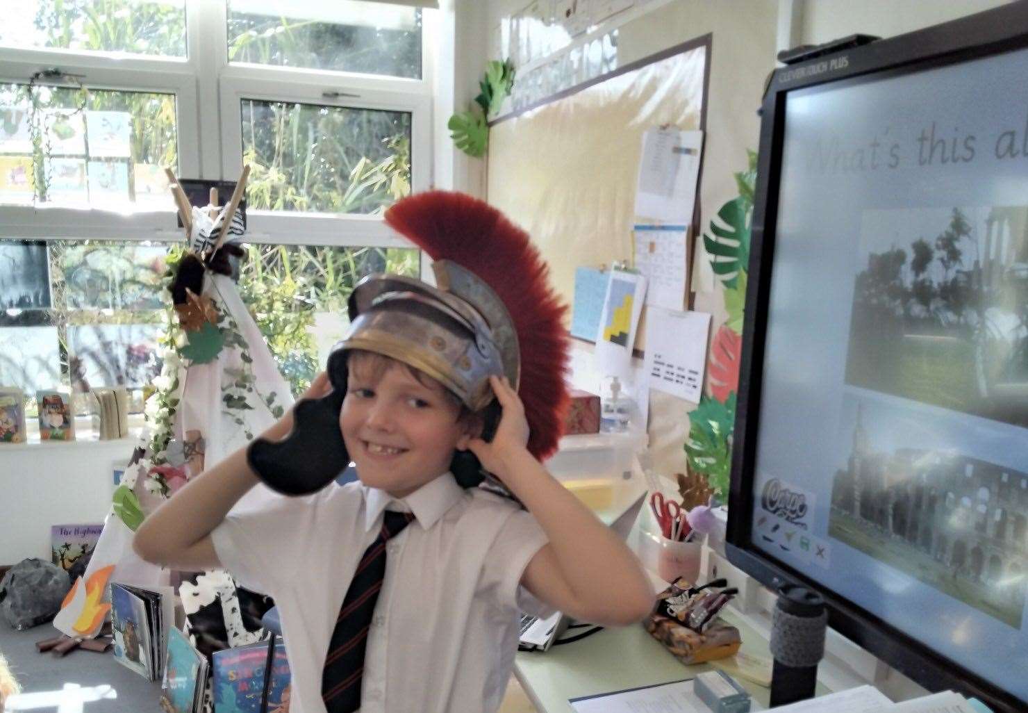 Pupils at Peckover Primary have been learning Latin and classical civilisation. (51570108)