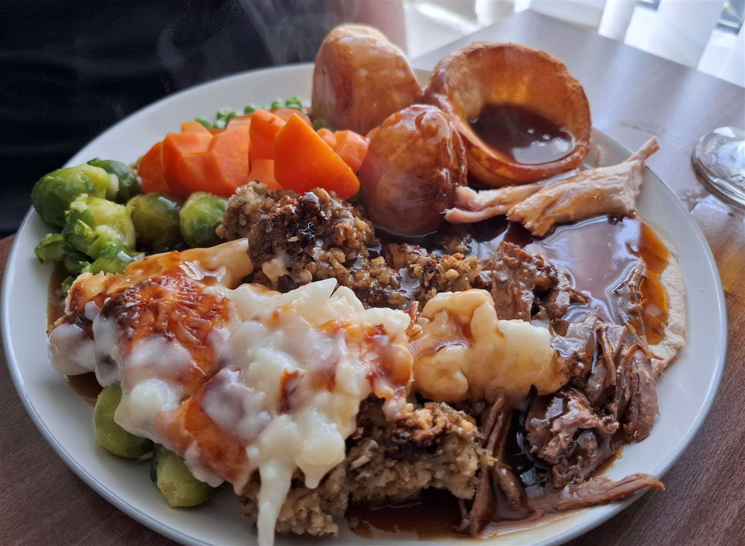 Tilly had pork and beef