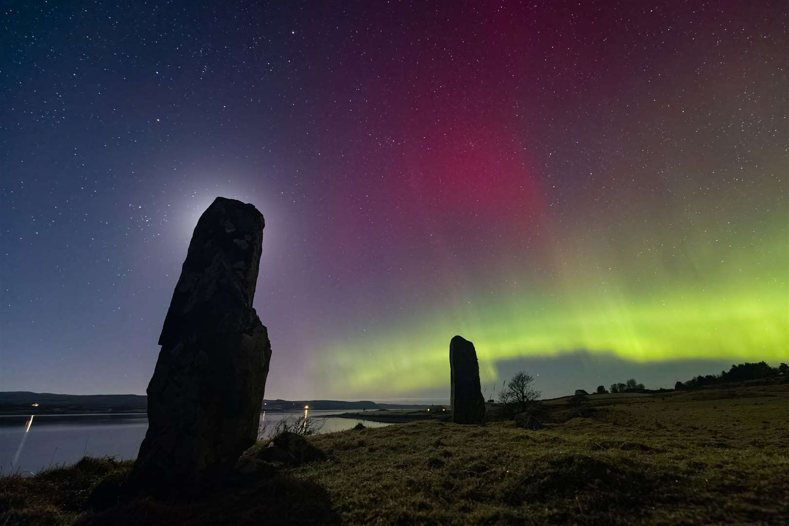 Aurora taken from Isle of Skye. Taken between 10pm and 11.30pm, Kensaleyre, Isle of Skye. (62664083)