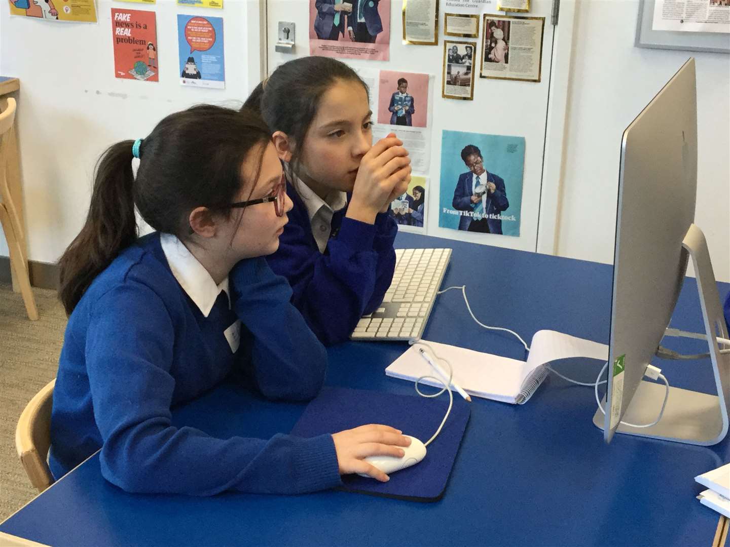 Pupils used what they learnt during the visit to write their own articles. (26824184)