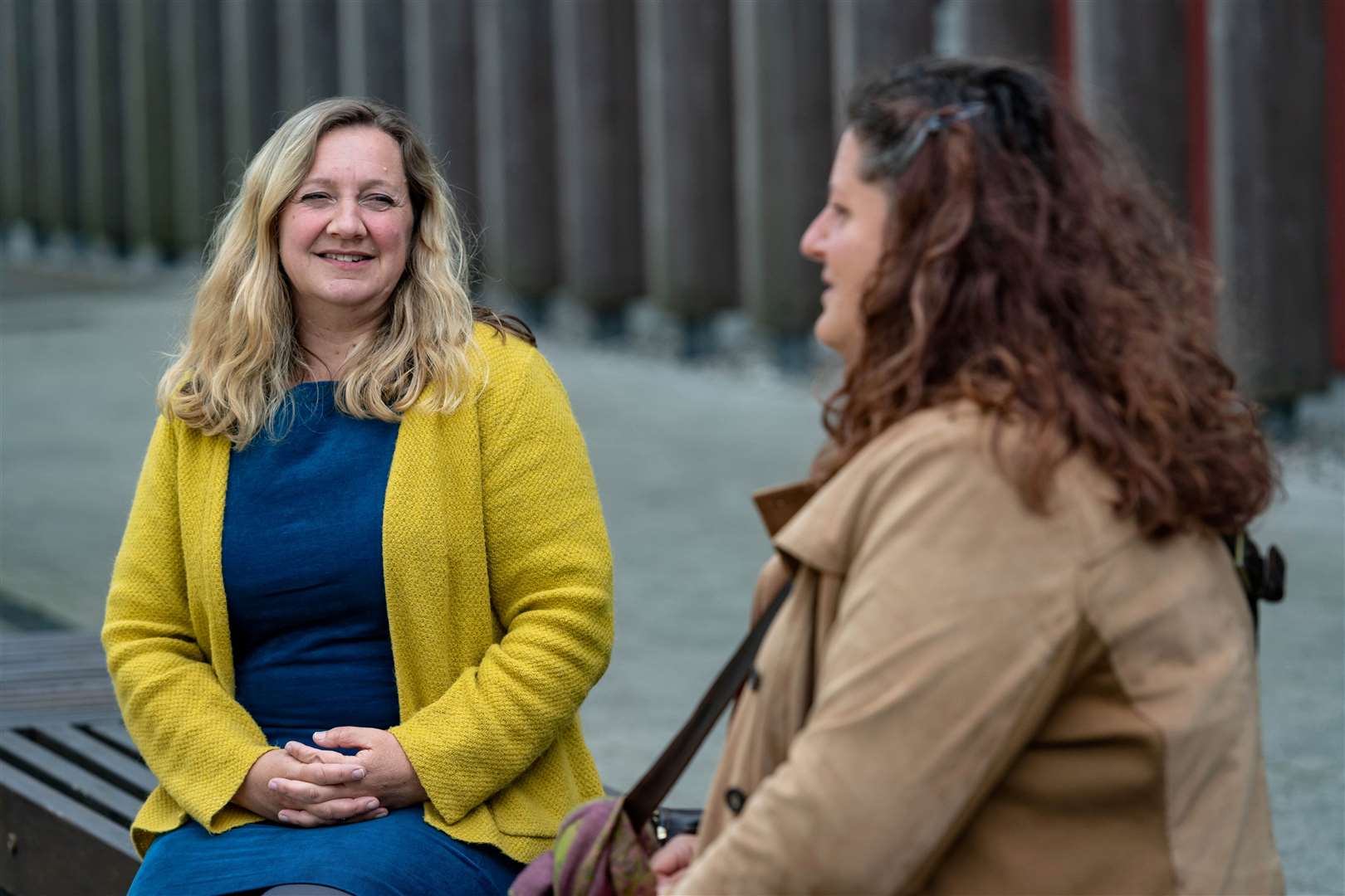 Cambridgeshire County Council leader Cllr Lucy Nethsingha with deputy Cllr Elisa Mechini. Picture: Keith Heppell