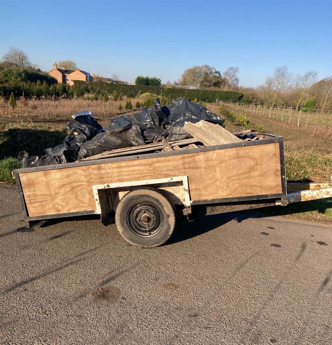 The authority wants to identify the "selfish and inconsiderate" individual who dumped the "dangerous" material