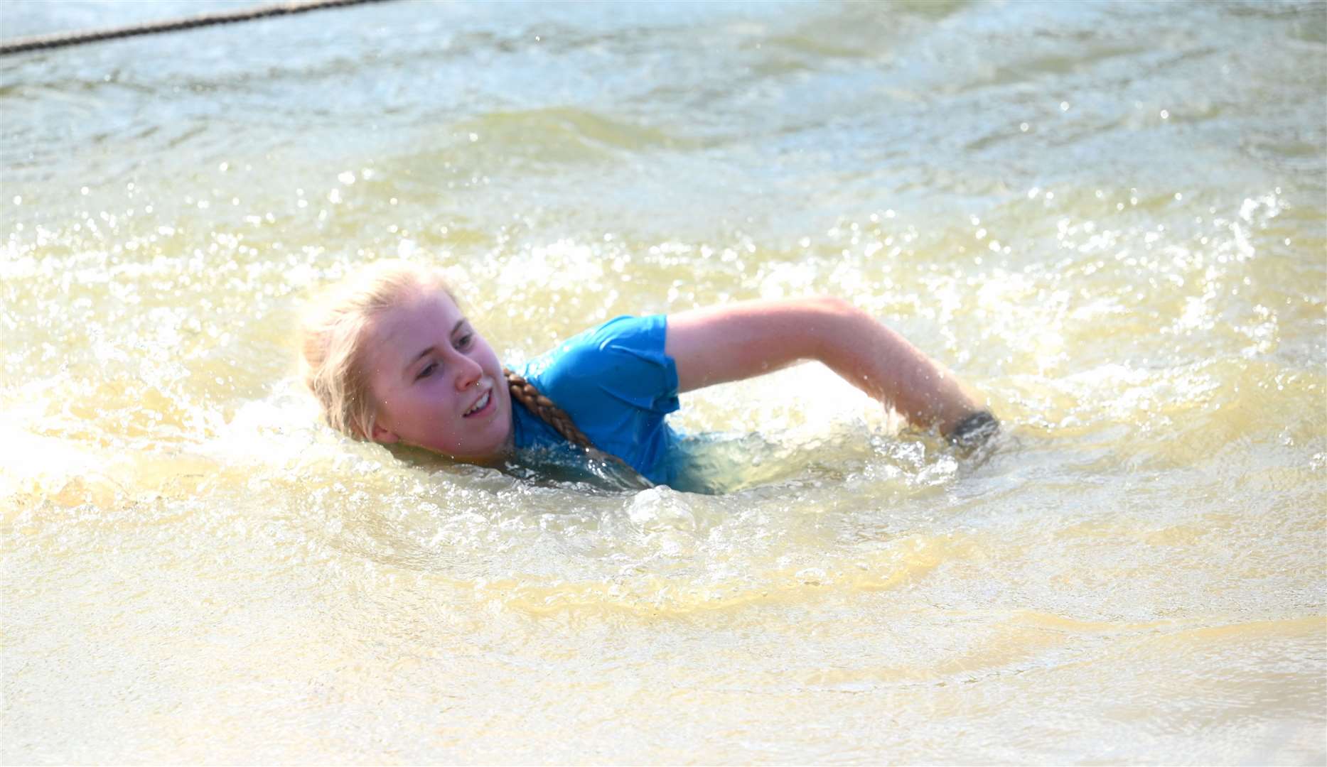 Participant even took to water as part of the course