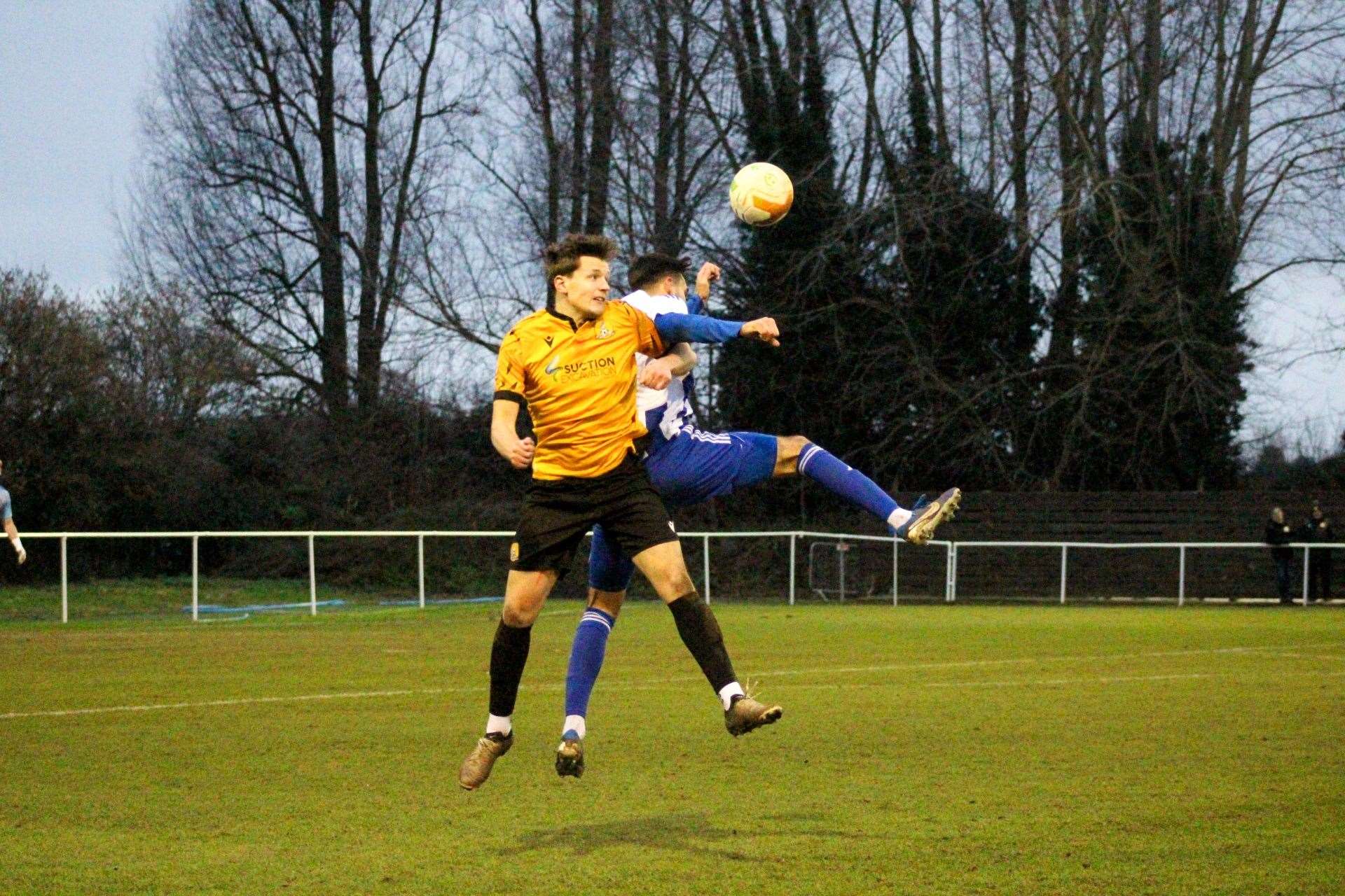 Action between Eynesbury Rovers and March Town. Picture: Amber Kent