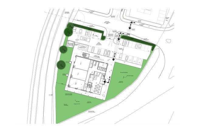 There will be landscaping on the site of the new Stainless Metalcraft training facility. (43783937)