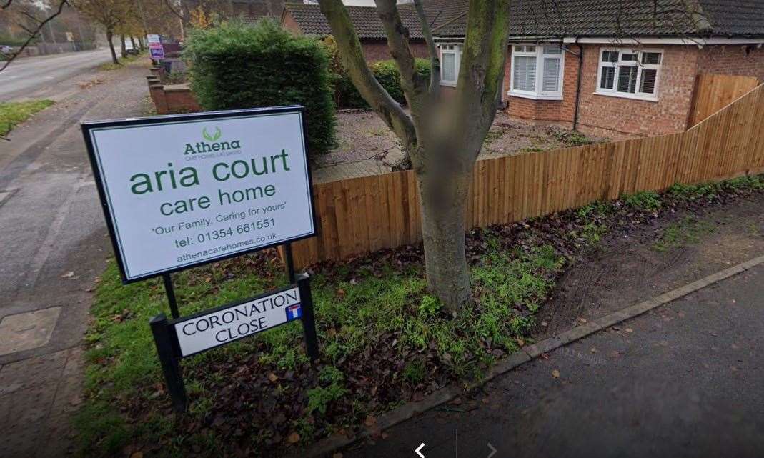 Aria Court in March has been rated as 'requires improvement' by the Care Quality Commission following an assessment. Picture: Google