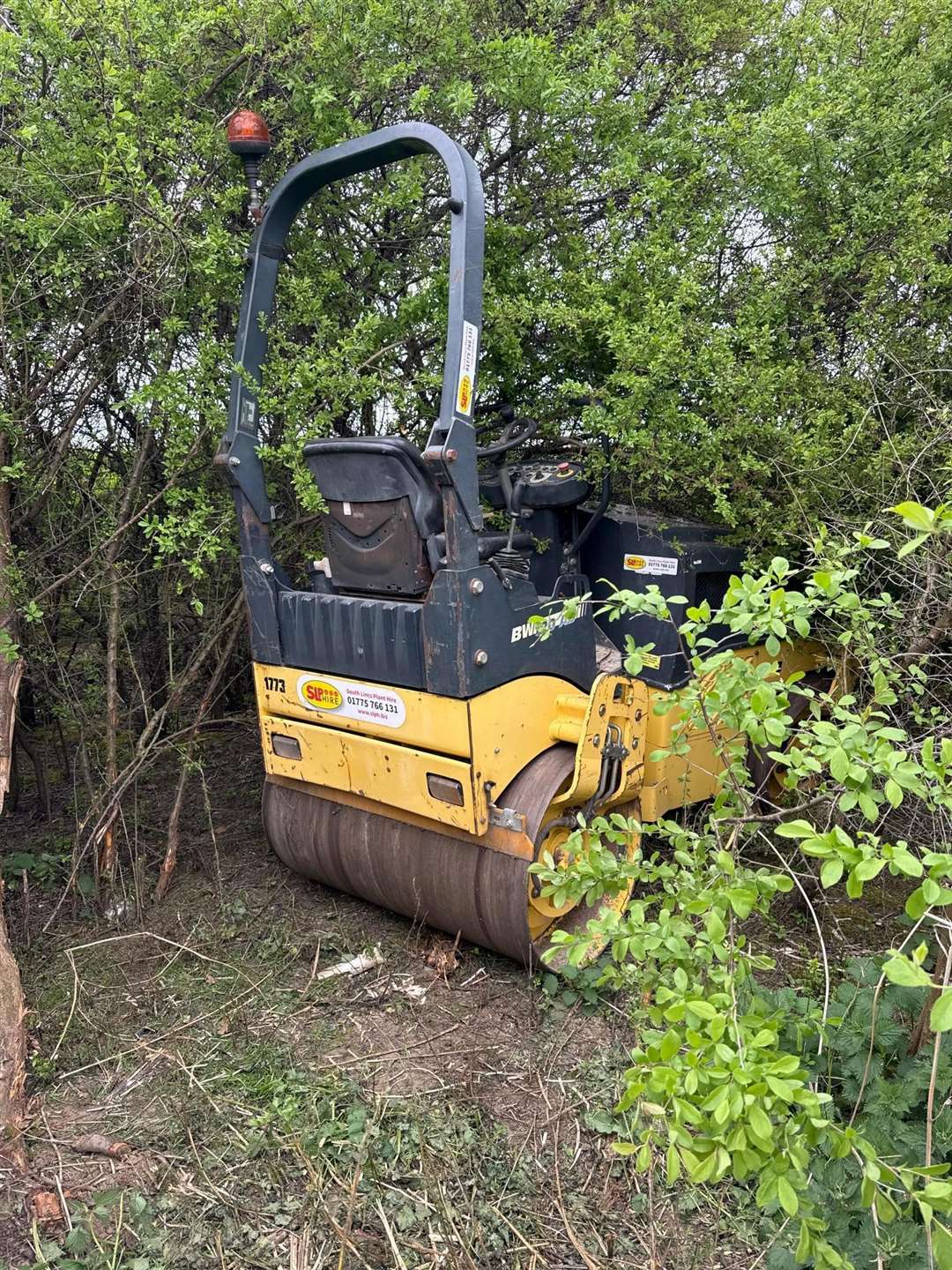 Police located the machinery in Murrow. Picture: Policing Fenland