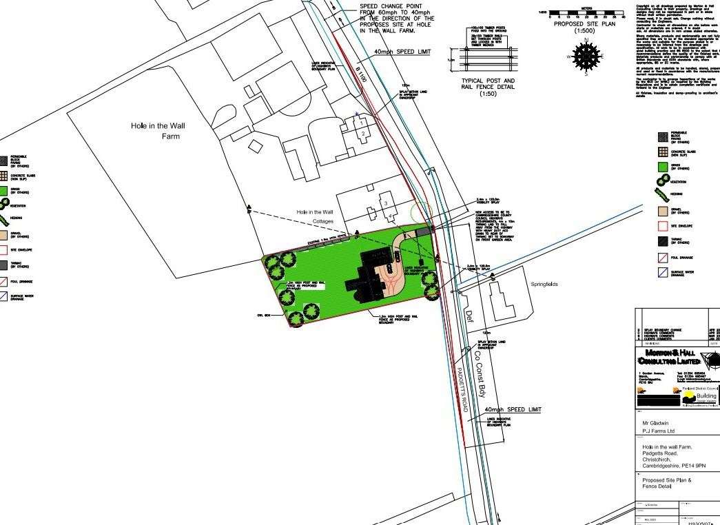 Councillors went against officers and approved plans for a four-bedroom home on a Fenland farm.