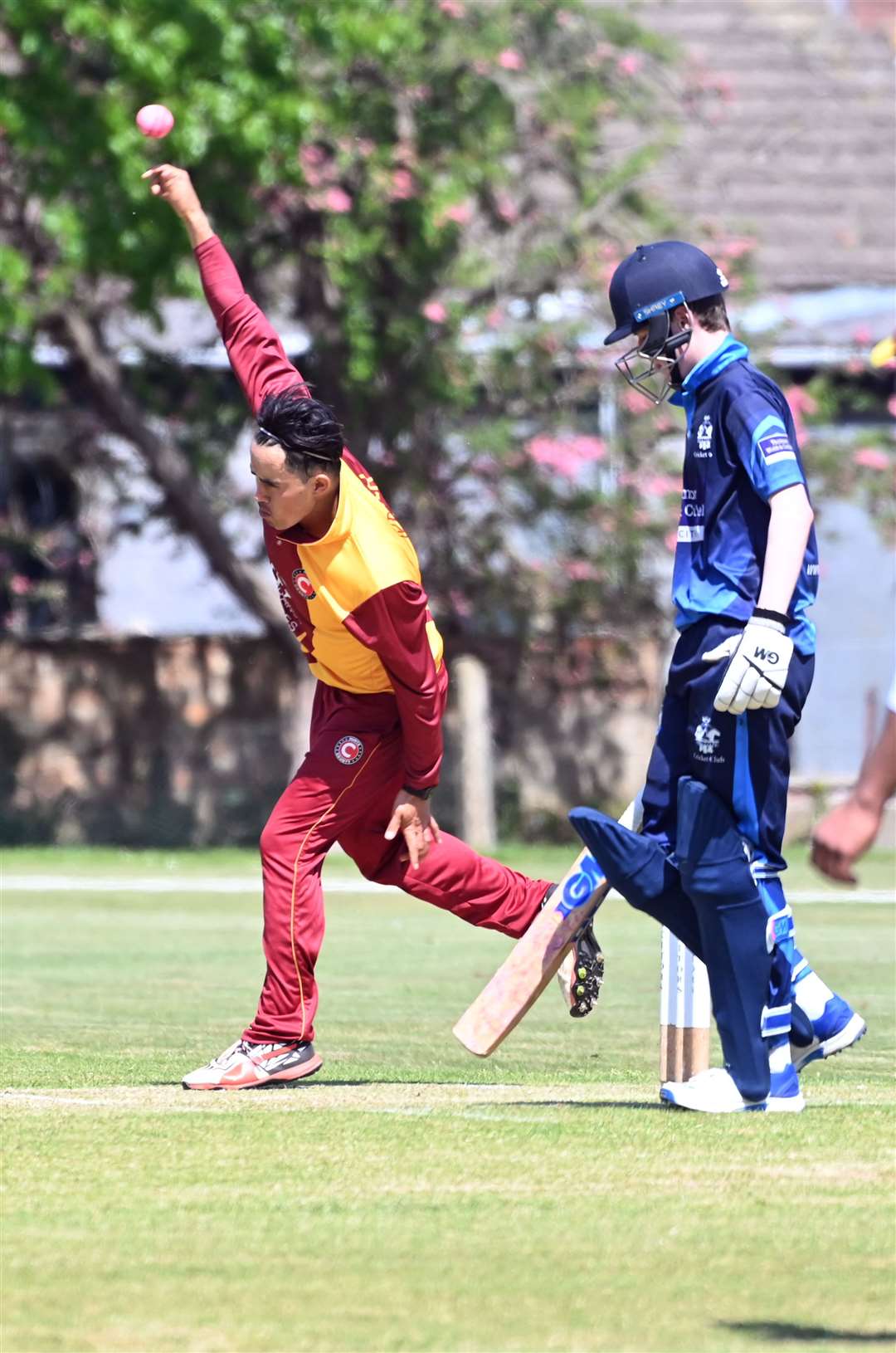 March v Histon cricket..Aron Visser. (56676641)